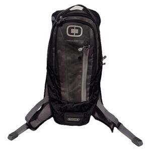 OGIO Atlas 100 oz. 3 Liter Hydration Pack Backpack Zip Pockets Black Grey